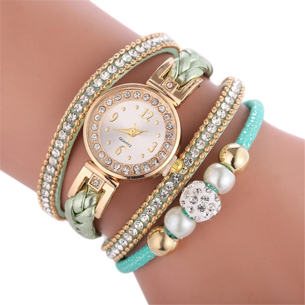 Wrap Around Wristband Bracelet Watch